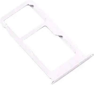SPAREWARE Sim Card Tray(Compatible With Nokia 6.1 Plus - Silver)
