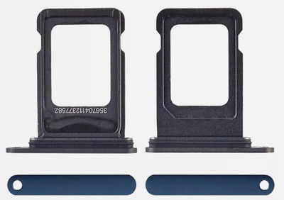 Sandreezz Sim Card Tray(Compatible With Apple Iphone 12 Pro Max - Blue)