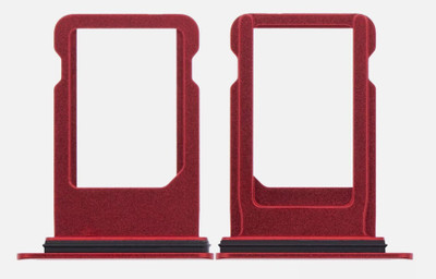 Sandreezz Sim Card Tray(Compatible With Apple iPhone 8 - Red)