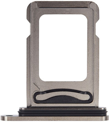SPAREWARE Sim Card Tray(Compatible With iPhone 15 Pro Max -Silver)