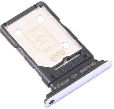 AceKing Sim Card Tray(Compatible With REALME X7 PRO Dual Sim Card Slot Tray Holder : SILVER)
