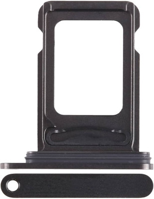 Sparevilla Sim Card Tray(Compatible With iPhone 15 Pro -Black)