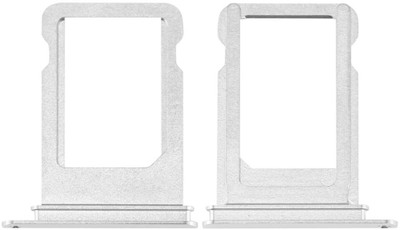 Sandreezz Sim Card Tray(Compatible With Apple iPhone X - Silver)