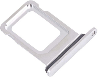 Shockware Sim Card Tray(Compatible With iPhone 14 Pro Max Single Silver)