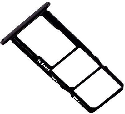 SPAREWARE Sim Card Tray(Compatible With Nokia C20 Plus - Black)