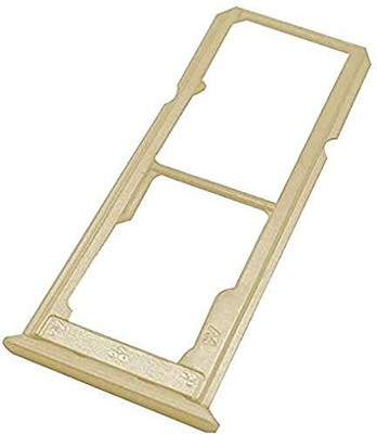 FixHub Sim Card Tray(Compatible With Oppo A37 Dual SIM Tray Sim Card Slot Holder : GOLD)