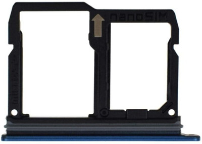 SPAREWARE Sim Card Tray(Compatible With LG Q7 -Blue)