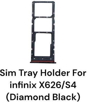 Life Style RP Enterprises Sim Card Tray(Compatible With Infinix X626/S4 Diamond Black)