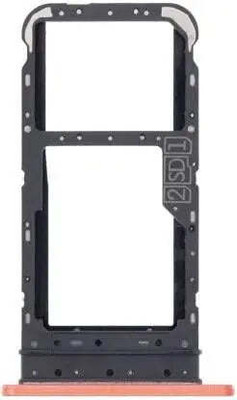 spareology Sim Card Tray(Compatible With Moto E7 Plus : Orange)