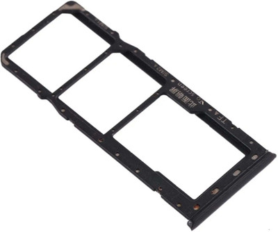 spareology Sim Card Tray(Compatible With Realme 6i Black)