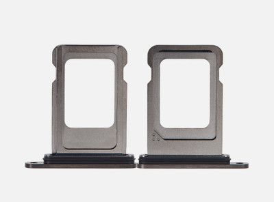 Sandreezz Sim Card Tray(Compatible With Apple Iphone 15 Pro - Blue Titanium)