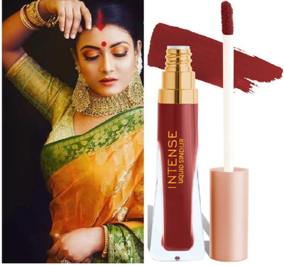 Arcanuy Liquid Sindoor, Waterproof Long Sponge Tip Applicator sindoor(Red)