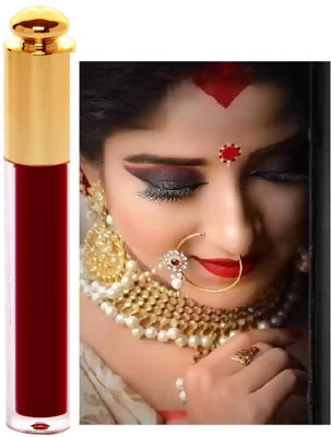 Latixmat Liquid Maroon with Sponge-Tip- Applicator Long lasting Sindoor Liquid(Maroon)