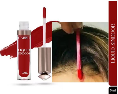 GABBU Smudgeproof One Stroke Application Sindoor red(Red)