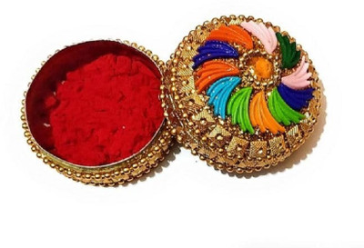 OLETSUN New Red sindoor powder with applicator pack of 1 each contains Sindoor(Red)