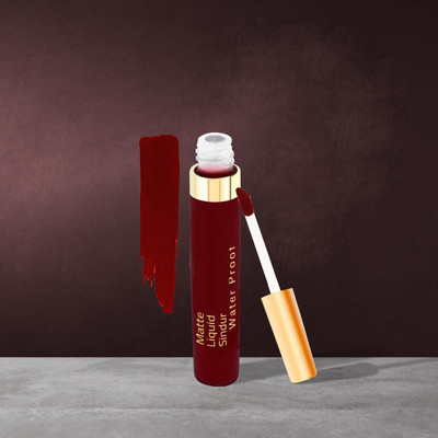 YAWI Liquid Sindoor Bright Pigment Quick Drying Long Lasting Waterproof Sindur LIQUID(Maroon)