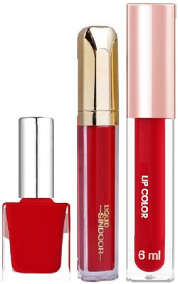 REIMICHI 12Hrs Waterproof|Smudge Proof red(Pack of 3)
