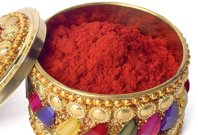 OLETSUN Pure Sindoor Powder with Box – For Ritual & Daily Use Smudge proof formula Sindoor(Red)