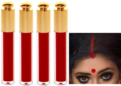 ADJD Combo Make Up Bridal Sindoor LIQUID(Red)