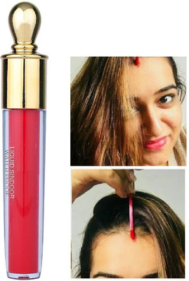 ADJD Liquid Sindoor Red with Sponge-Tip- Applicator- Long lasting sindoor(Red)