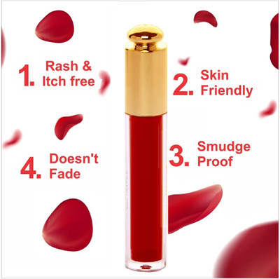MYEONG Quick Drying & Long-Lasting Smudge-Proof Liquid Sindoor Liquid(Red)