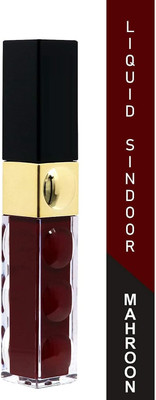 MYEONG All Day Long Quick Drying Maroon Color Liquid Sindoor With Long Liquid(Maroon)