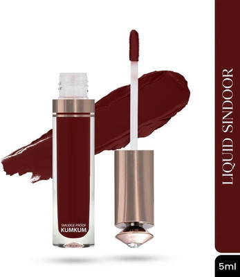 GABBU Liquid Sindoor Combo | Highly Pigmented Rich Color | Water-Proof. SINDOOR(Maroon)