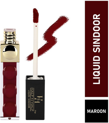 Half N Half Sparkling LIQUID SINDOOR Water Proof H-11 Maroon Sindoor(Maroon)