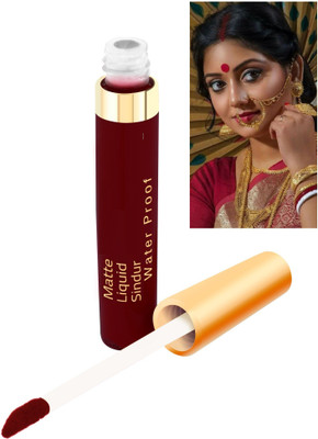 YAWI Long Sponge Tip Applicator Glam Velvet Matte Liquid Sindur LIQUID(Maroon)