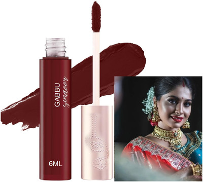 GABBU BRIDAL BEST LIQUID MATTE SINDOOR MAROON COLOR SINDOOR(Maroon)