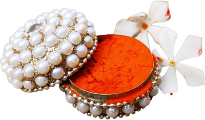JANOST Orange Sindoor Dibbi/Kumkum Box Pack Of 1 Sindoor(Orange)