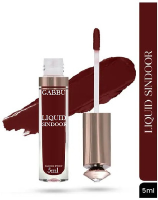 GABBU PERFECT MATTE FINISH WATER PROF & LONG LASTING LIQUID SINDOOR SINDOR(Red)