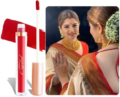 Arcanuy Floral Liquid Sindoor With Sponge-Tip- Applicator LIQUID(Red)