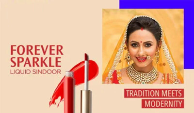 Amaryllis Red with Sponge-Tip- Applicator- Long lasting SINDOOR(Red)