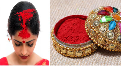 LILLYAMOR Soft Natural Sindoor with Handcrafted Box Powder Pack of 1 SINDOOR(Red)