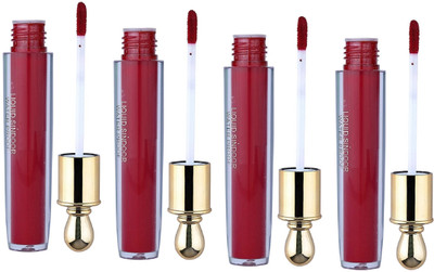 GFSU - GO FOR SOMETHING UNIQUE 4pc Professional Maroon Liquid Sindoor Liquid(Maroon)