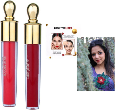 REIMICHI SUPER STAY or NON TRANSFER QUICK DRY MAROON & RED SINDOOR LIQUID(MAROON & RED)