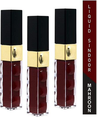 THTC Best Long Stay Liquid Matte Sindoor Maroon with Sponge-Tip- Applicator LIQUID(Maroon)