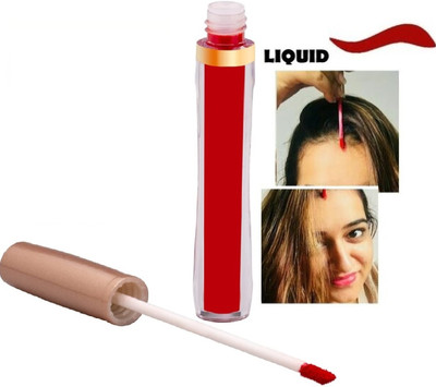 Arcanuy Matte Liquid Sindoor, Waterproof Long Sponge Tip Applicator sindoor(Red)