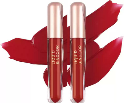 ADJD COMBO BEST BRIDAL MATTE RED LIQUID SINDOOR LIQUID(Red)