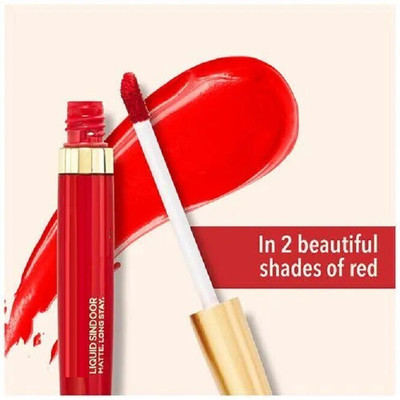 AMOSFIA Sparkling Bridal Intense Matte Liquid Sindur Sindur SINDOOR(Red)