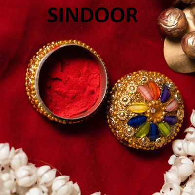JANOST New Natural Dust Sindoor Red with Herbs Extracts Sindoor(Red)
