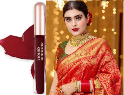 REIMICHI Water proof Quick Drying & LongLasting Sindoor Maroon Color liquid(Maroon)
