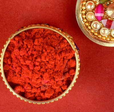OLETSUN Sindoor Red with Herbs Extracts & Floral Pigments Kumkum, No Side Effects Sindoor(Red)