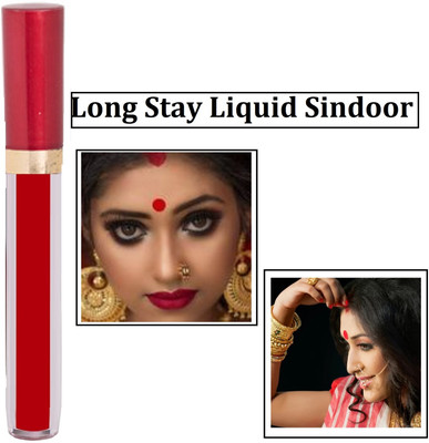 Libline Velvet Matte Liquid Sindoor With Long Sponge Tip Applicator LIQUID(Red)
