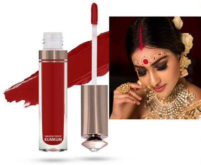 GABBU Long Lasting, Smudge Proof and Quick Drying Liquid Sindoor Sindoor(Red)