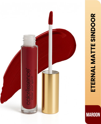 COLORESSENCE Eternal Liquid Sindoor | Matte & Waterproof | Quick Drying & Smudgeproof MR Sindoor(Maroon)