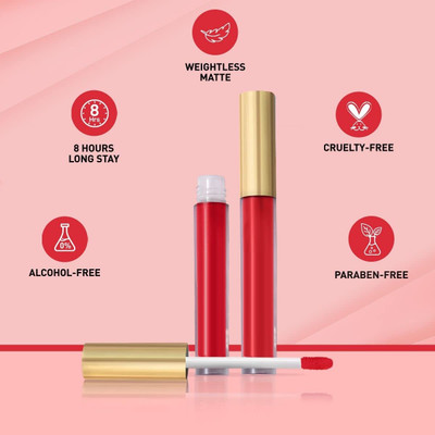 SEUNG PROFESSIONAL SINDOOR WITH MATTE FINISH LIQUID(Red)