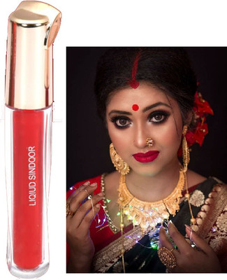 ADJD Red Liquid Sindoor with Sponge-Tip- Applicator- Long Lasting LIQUID(Red)