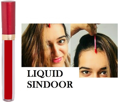 Libline Quick Drying & Long Lasting Red Matte Liquid Sindoor LIQUID(Red)